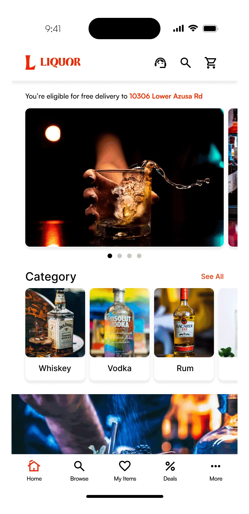 Liquor Screen